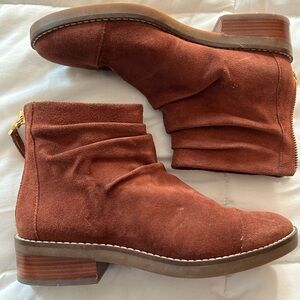 Cole Haan Riona Grand suede leather back zip bootie 6.5